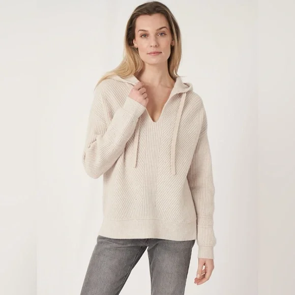 Upcycled Vineyard Vines Out Island Hooded Sweater - Picture 11 of 11